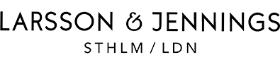 Larsson & Jennings logo - ecommerce client of Kos Afanasjevs